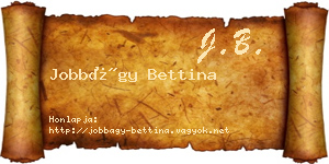 Jobbágy Bettina névjegykártya